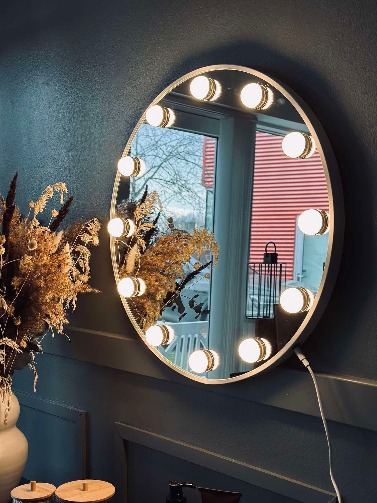 Hollywood Makeup Speil med lys - Dia 50cm