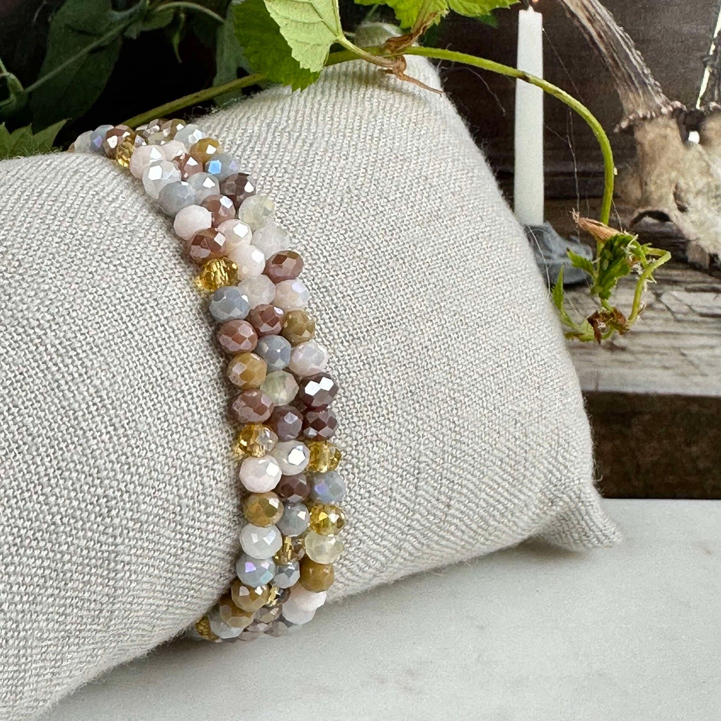 Armbånd ANNA Nature - Sett med 3 stk