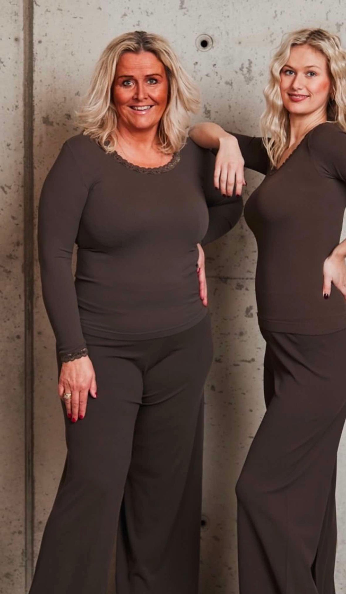 Bluse Frida mikrofiber - Caffe
