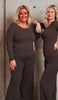 Bluse Frida mikrofiber - Caffe