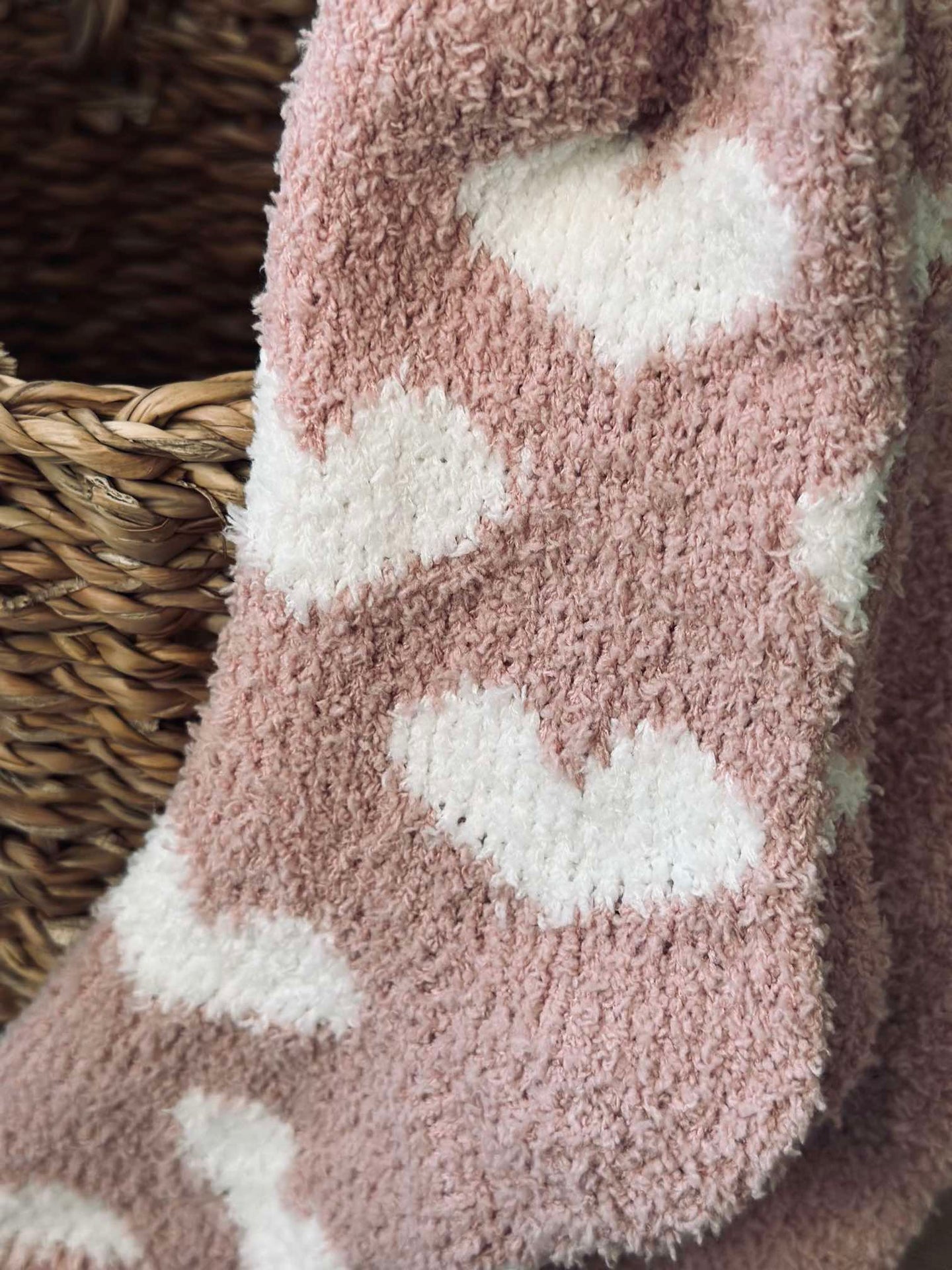 Strømper Fluffy Rose - Sett med 2 par