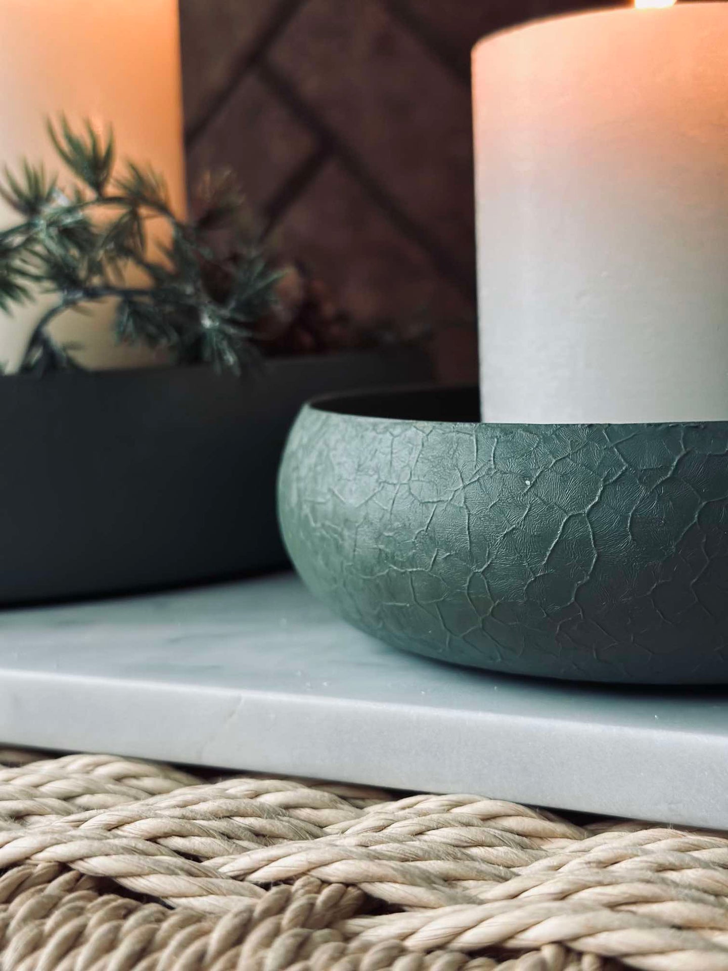 NOVA Serveringsfat 13 cm - Grønn