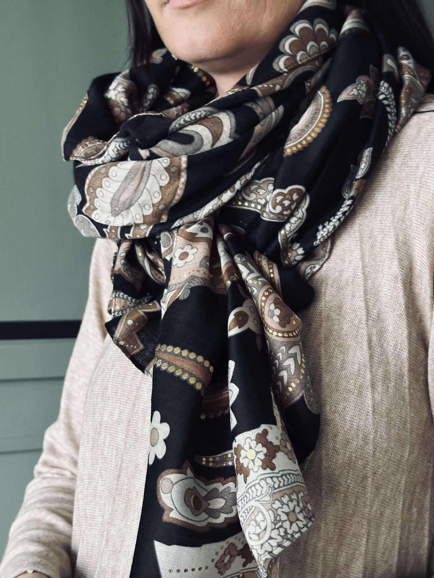 Skjerf Vintage Gold