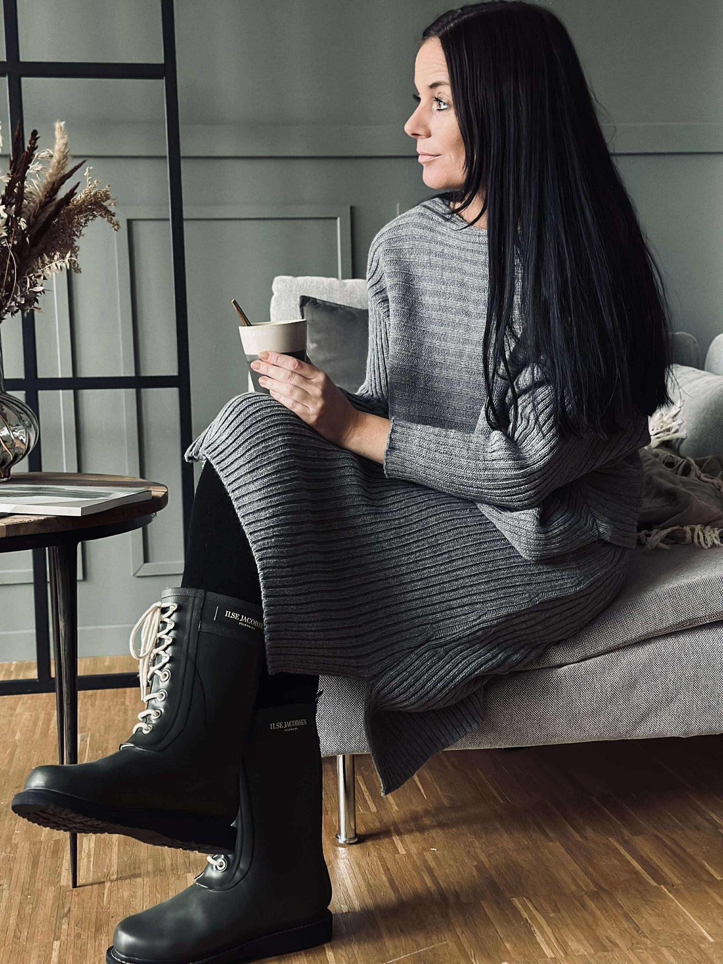 Strikkesett Clara Grey