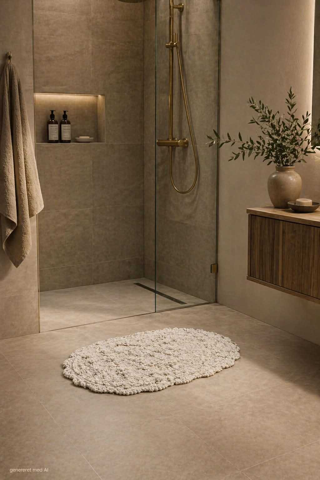 Badematte COTTON Nature