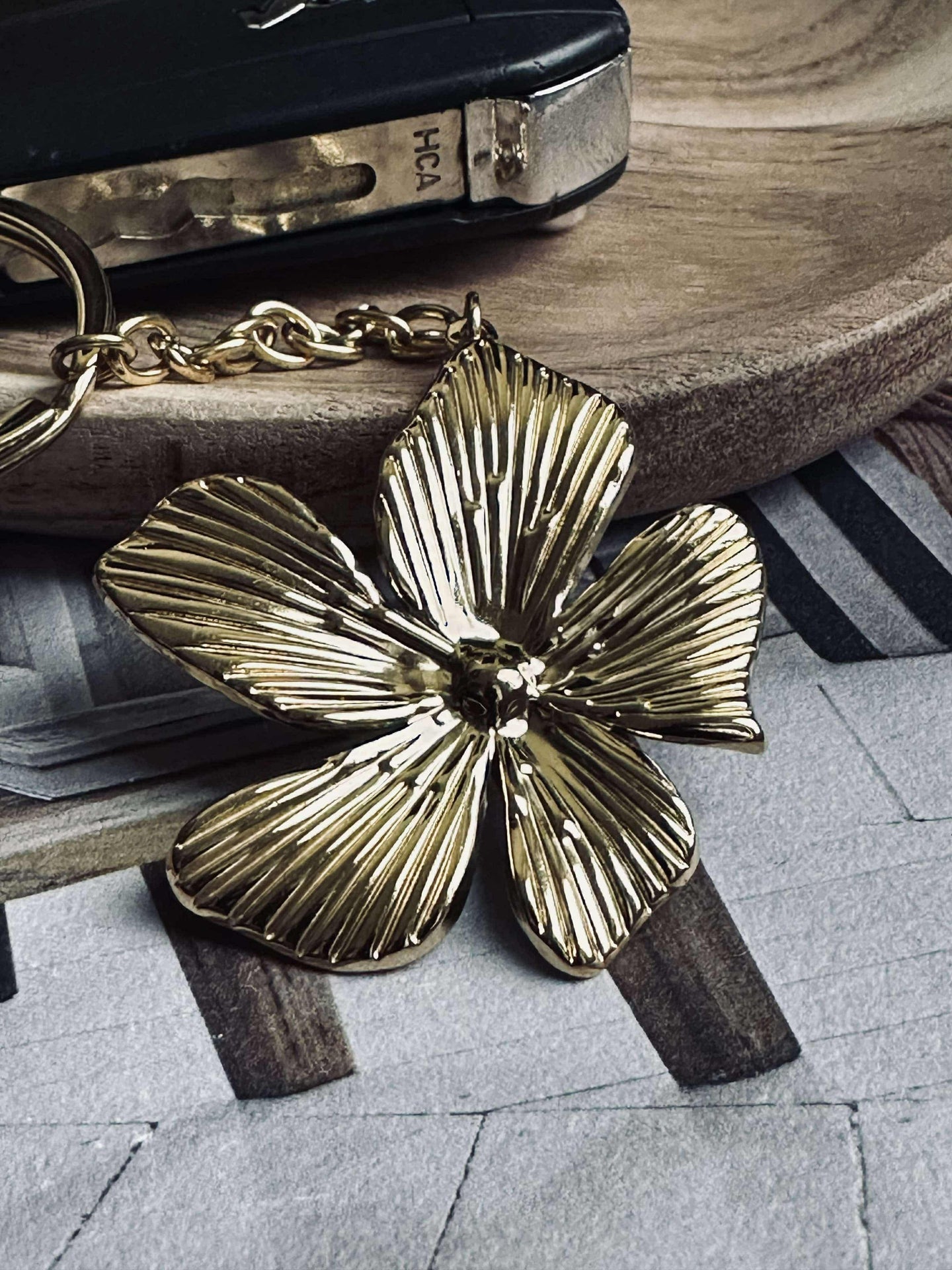 Nøkkelring Flower
