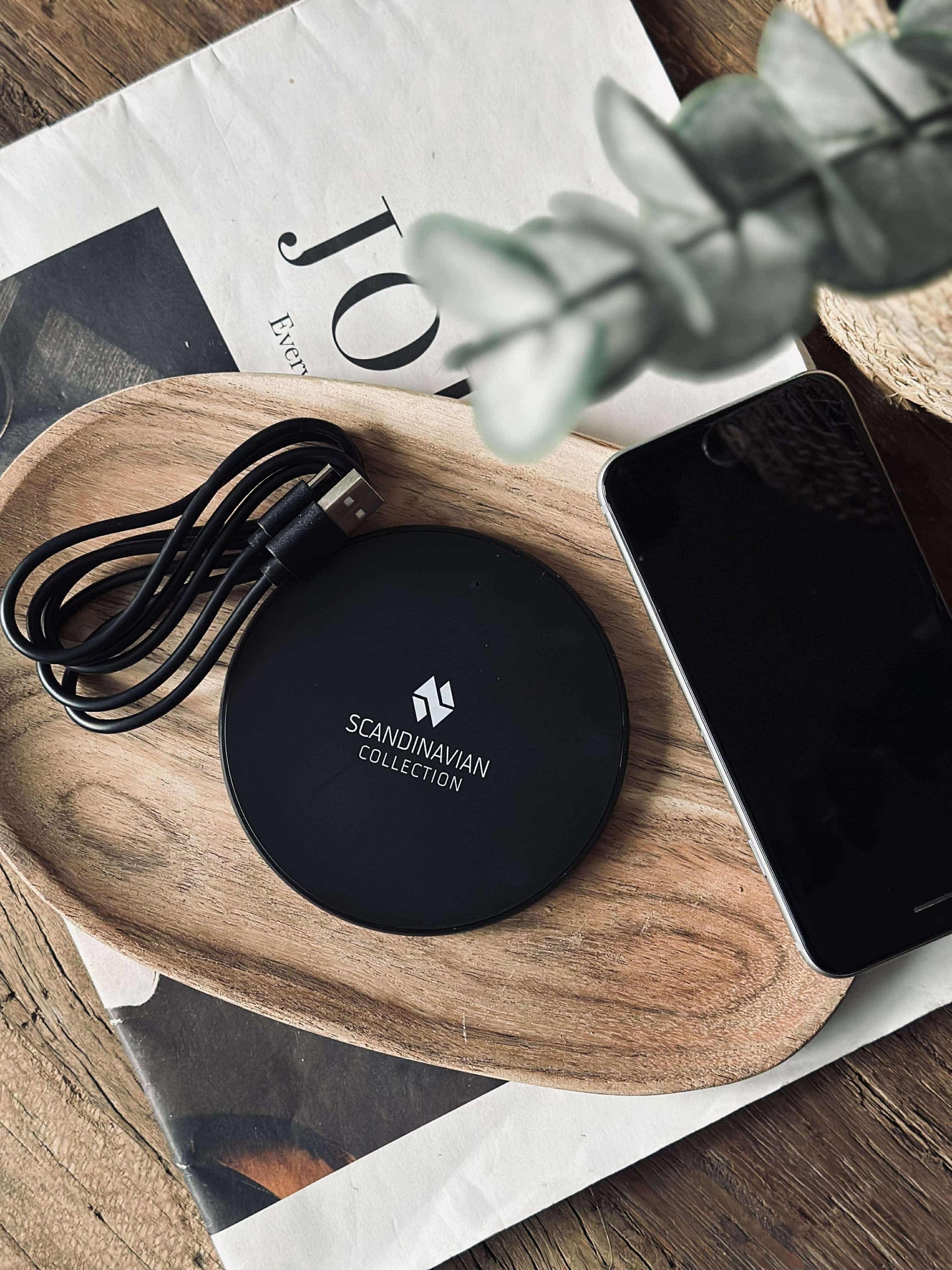 Trådløs bordlader - Quick Charge