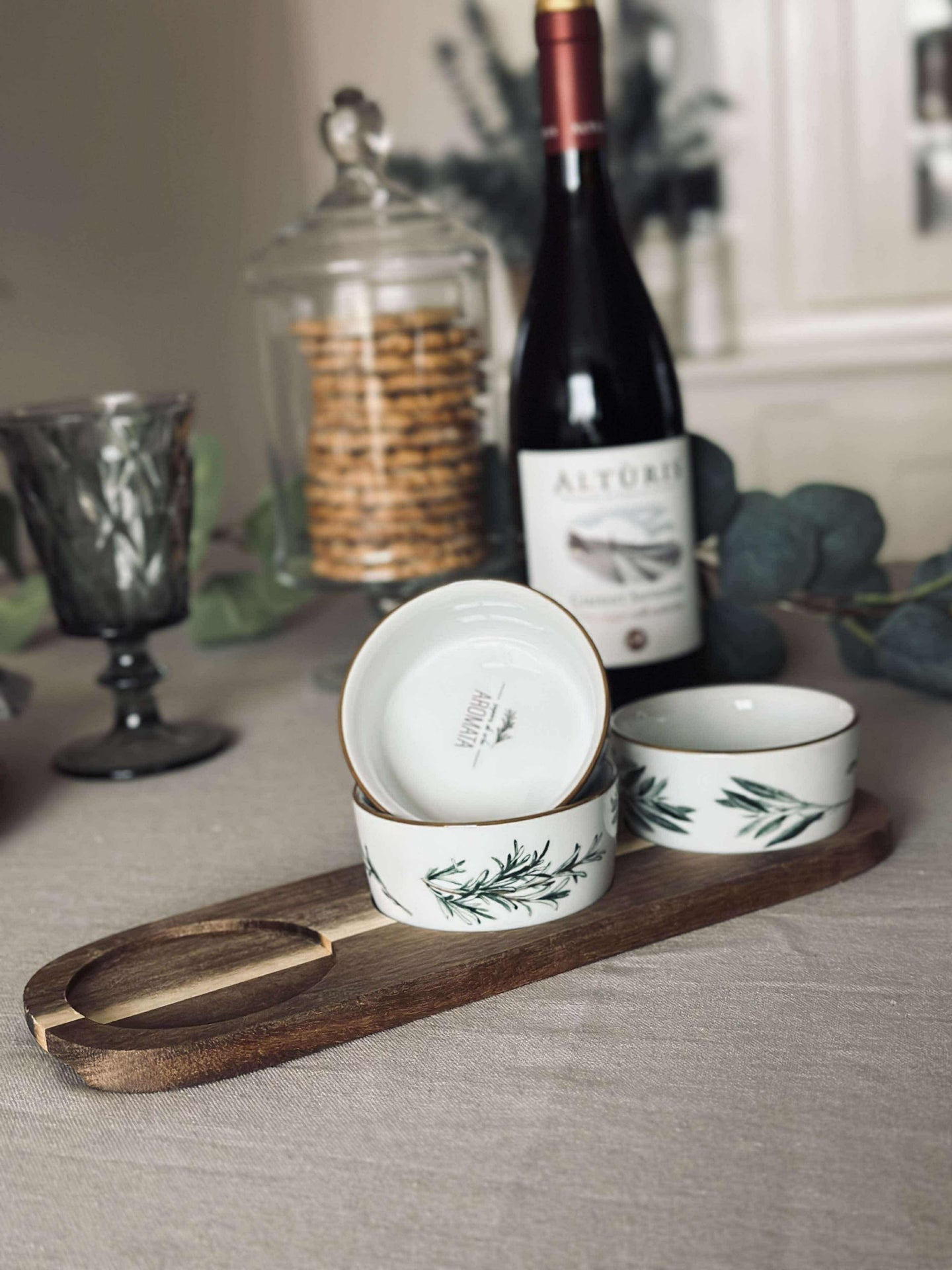 Tapas - 3 skåler og fat