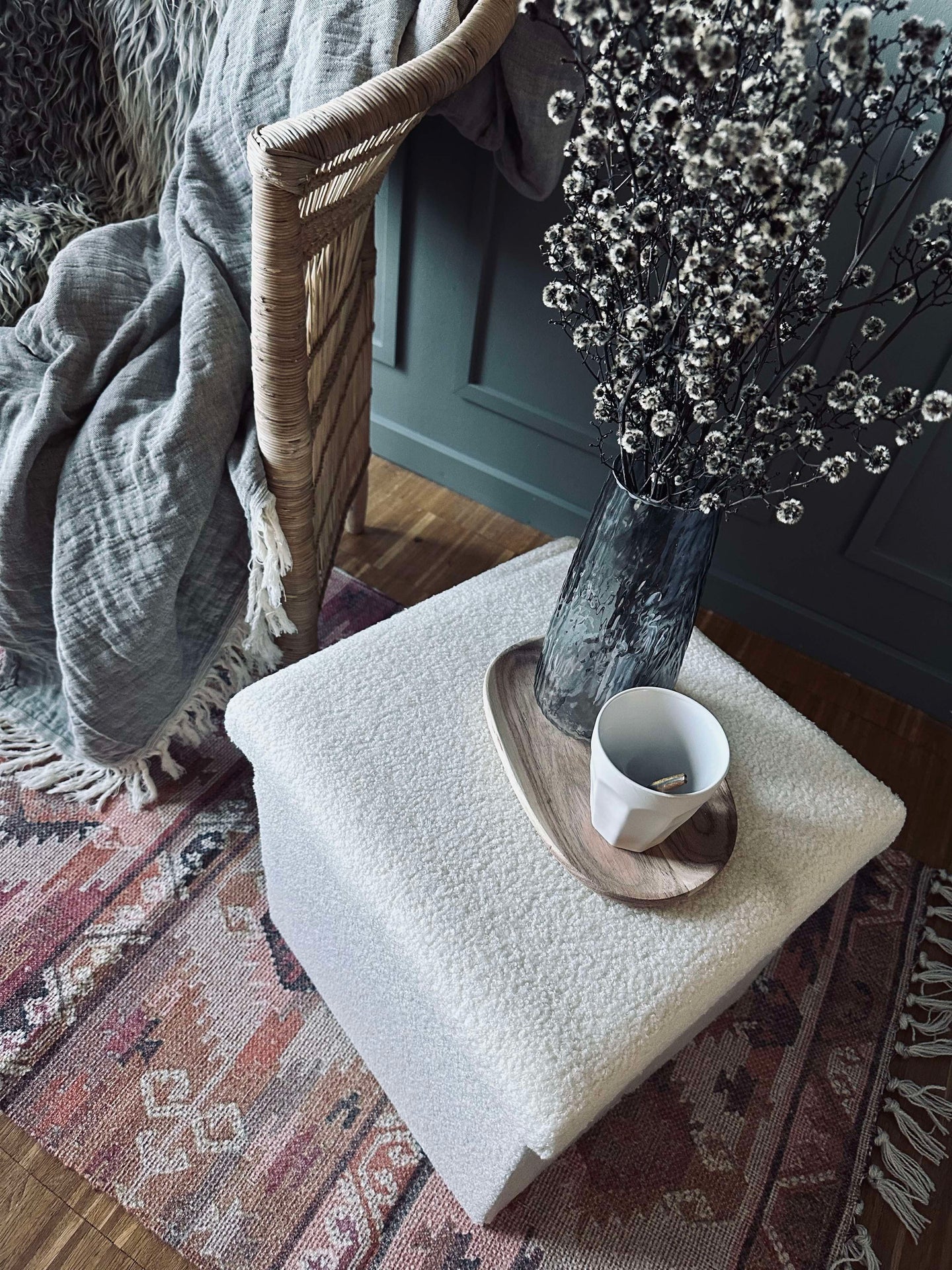 Boks med lokk - Hvit