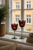 Lysestake flower - Vinrød / grønn