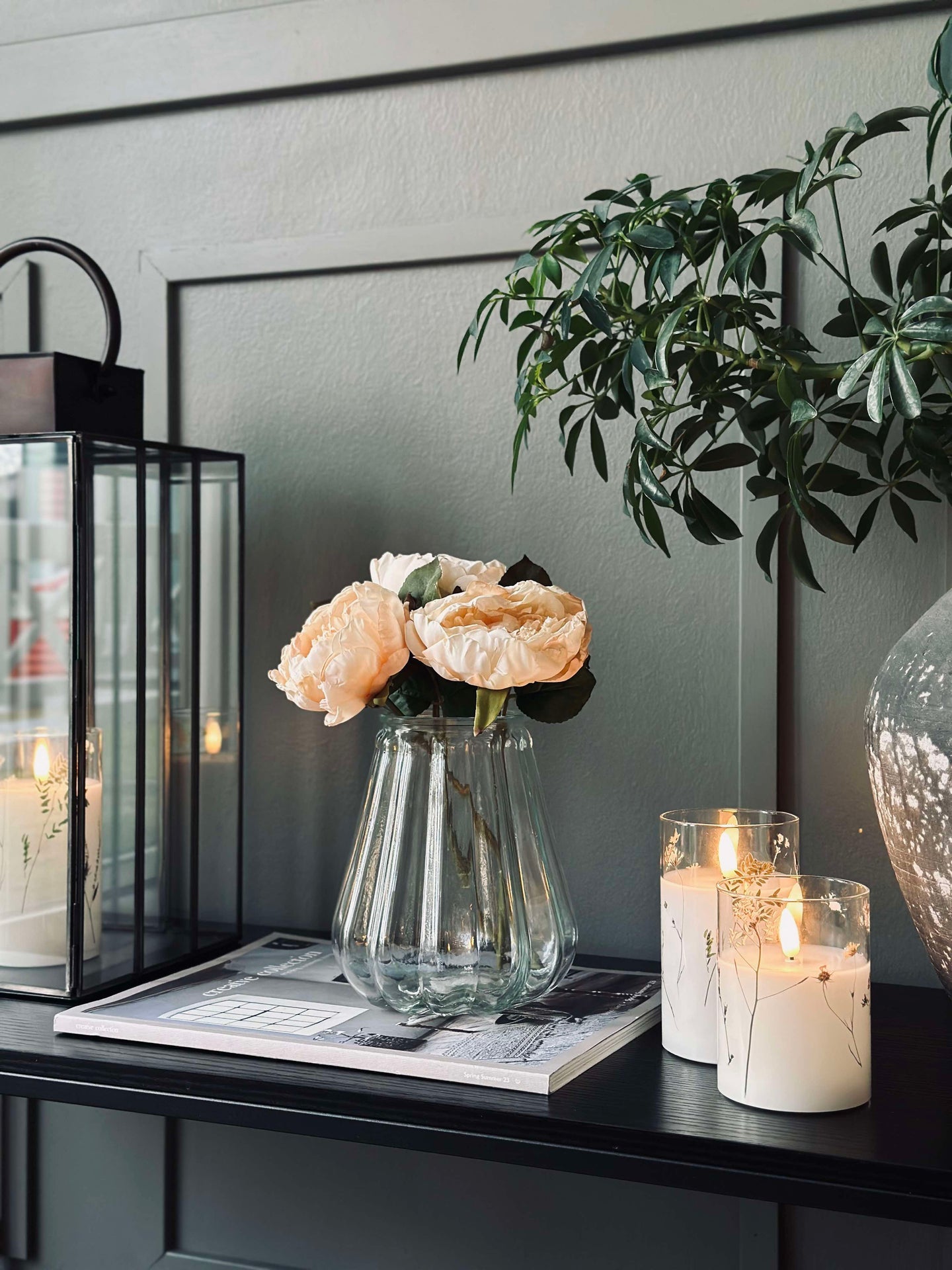 Vase Onion - Klar glass