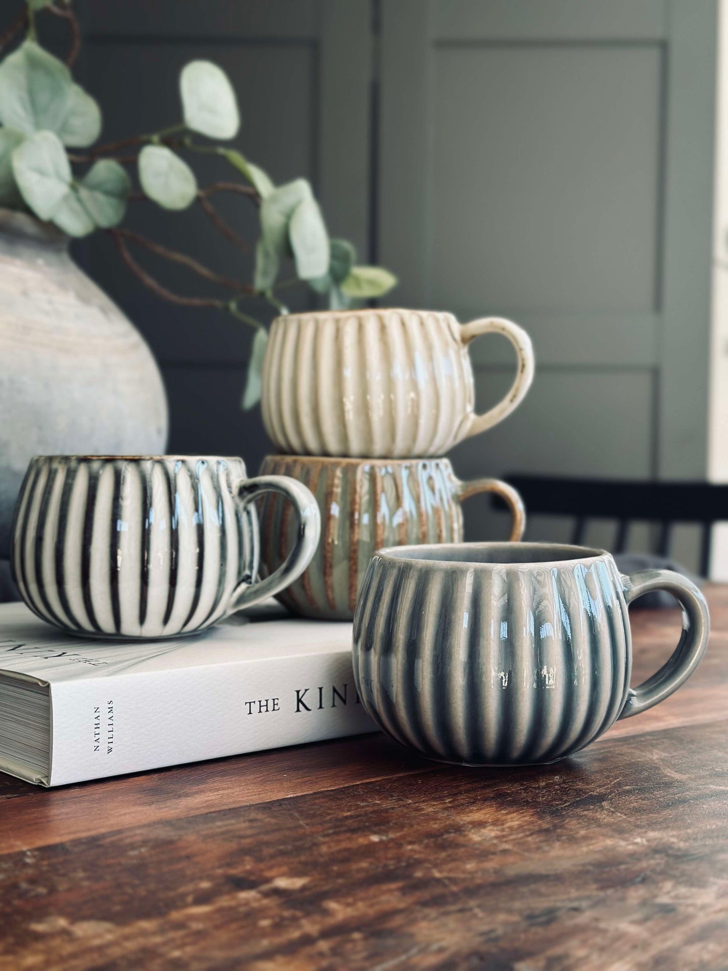 Kopp VIGA Stripe - Grå