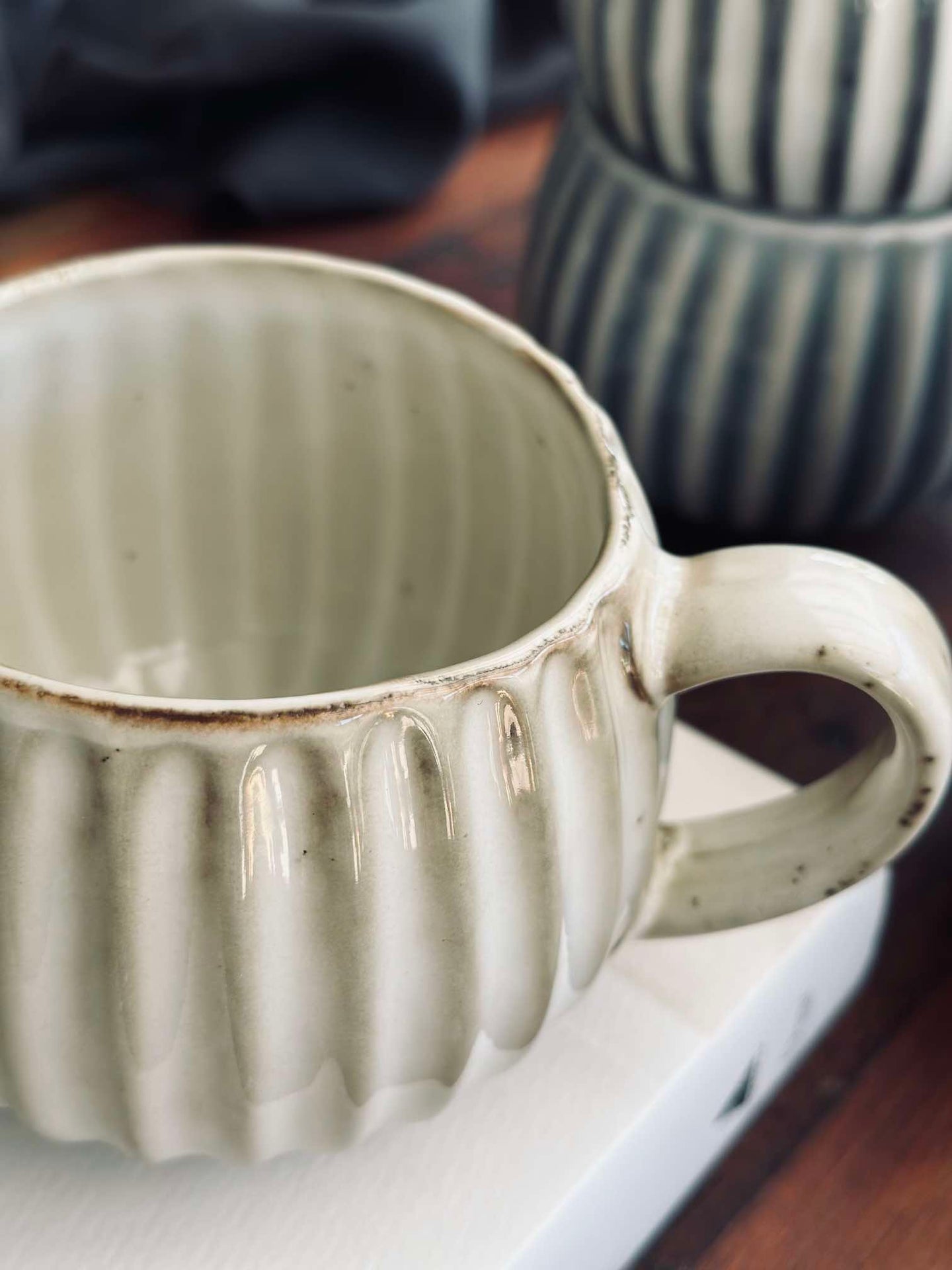 VIGA Stripet Krus - Sand