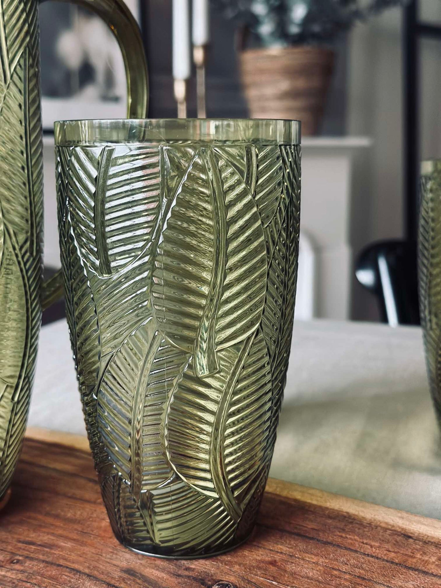 Drikkeglass Green Leaf - 650 ml.