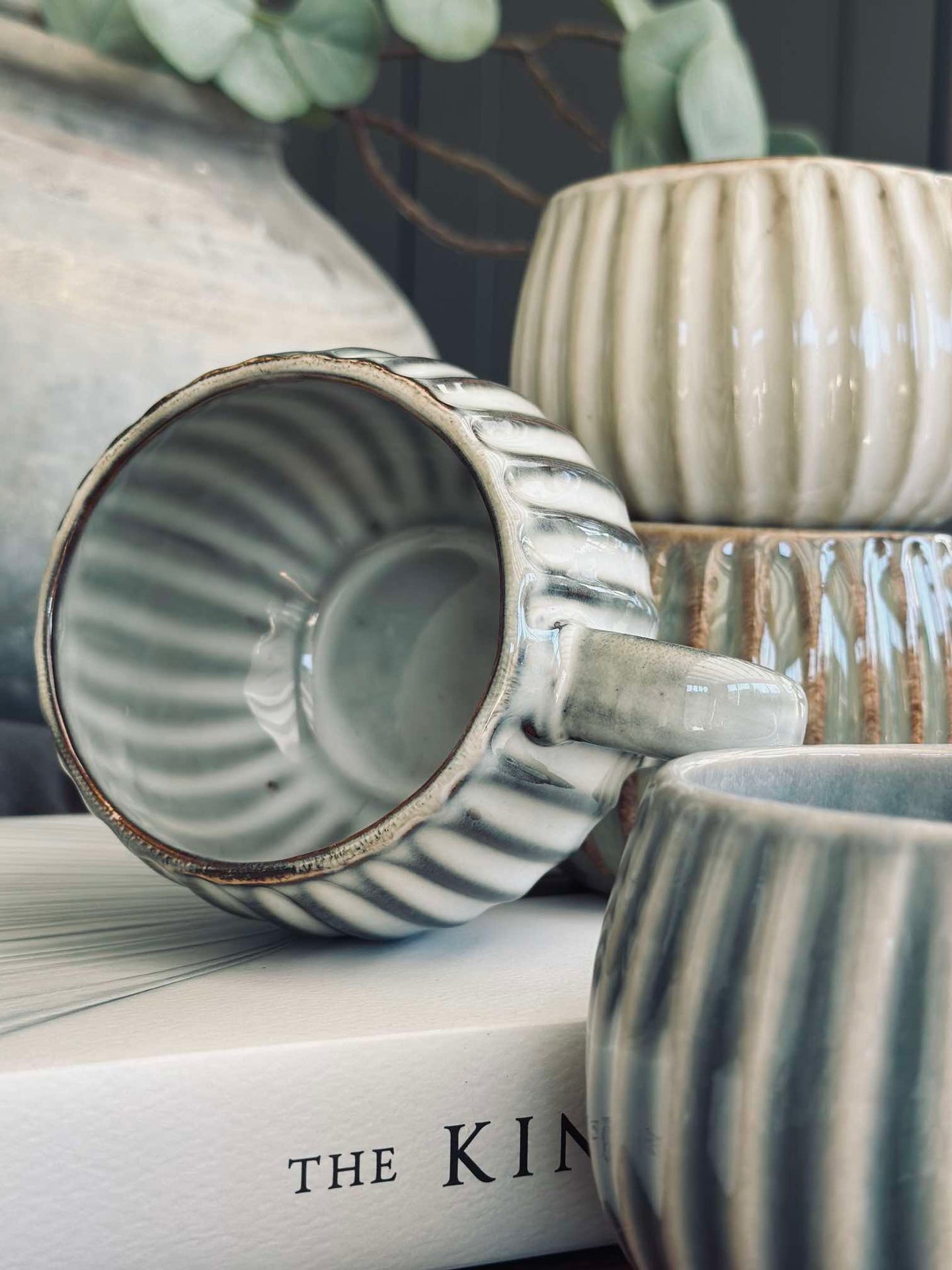 Kopp VIGA Stripe - Grå