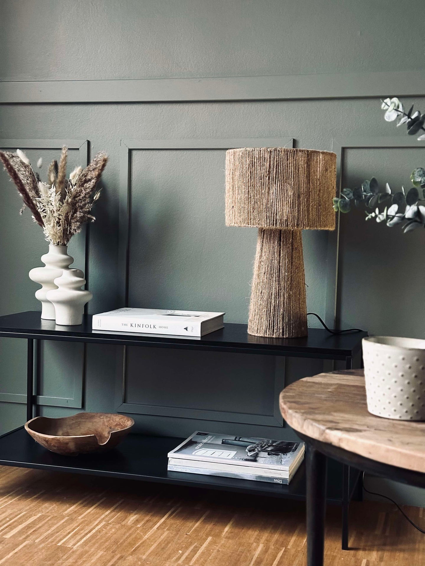 Bordlampe Jute