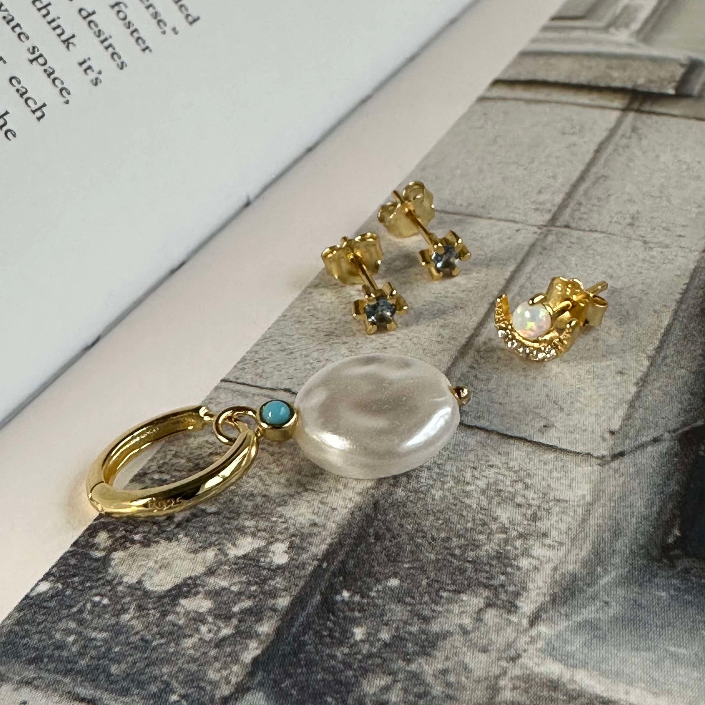 Mix box OLYMPIA med 4 øreringer - Sterling Silver