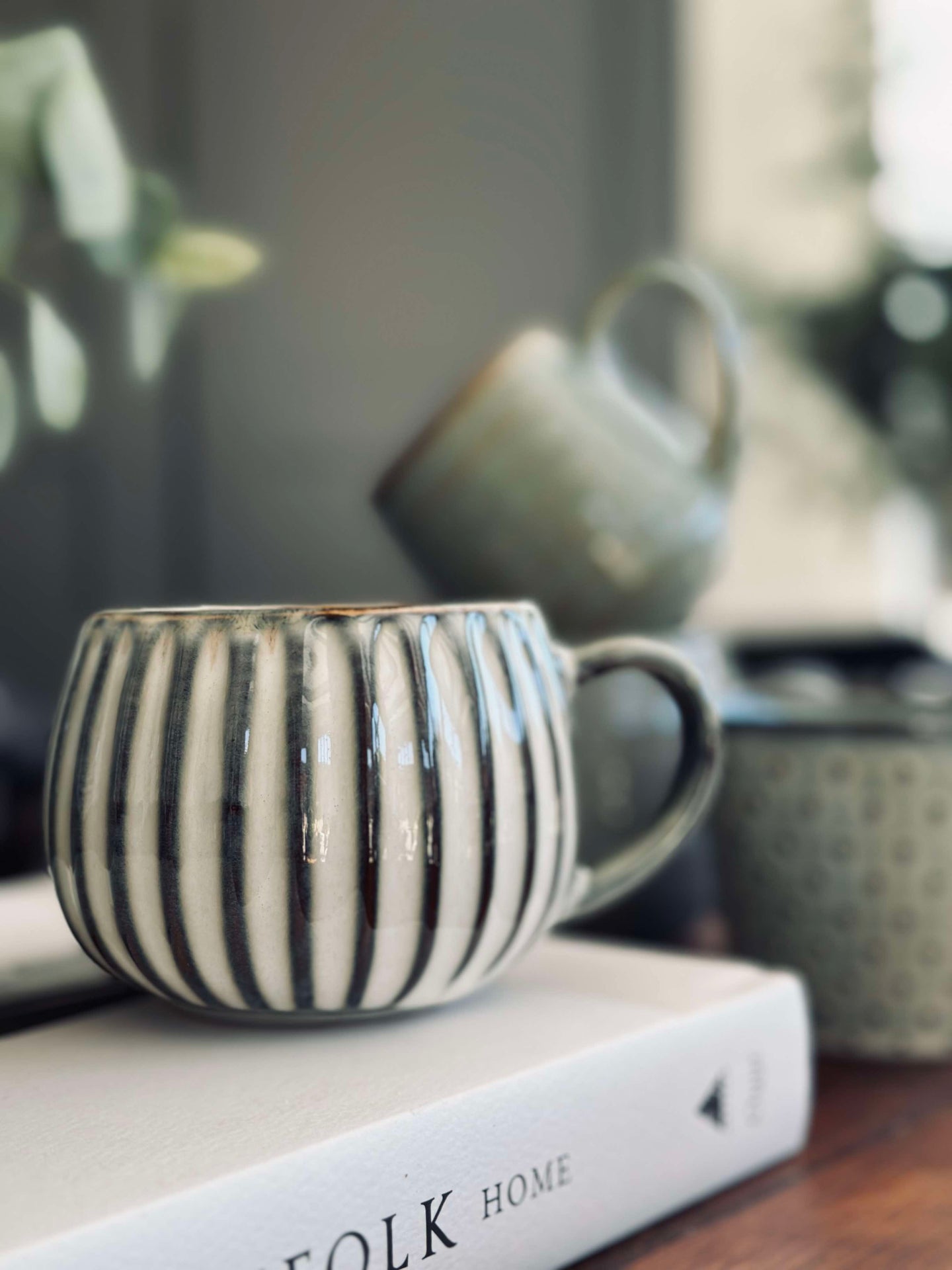 Kopp VIGA Stripe - Grå