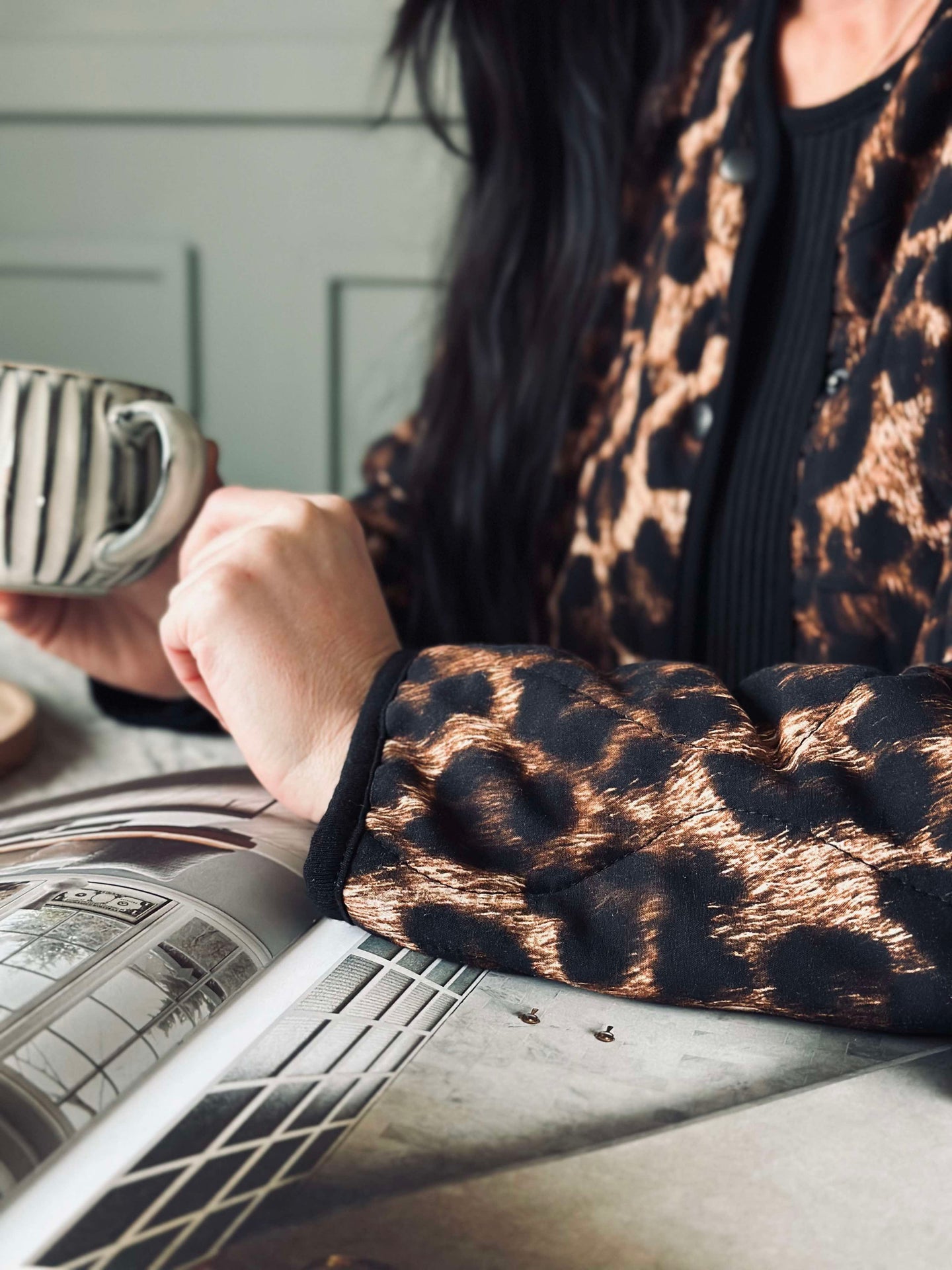 Jakke Quilt Leopard