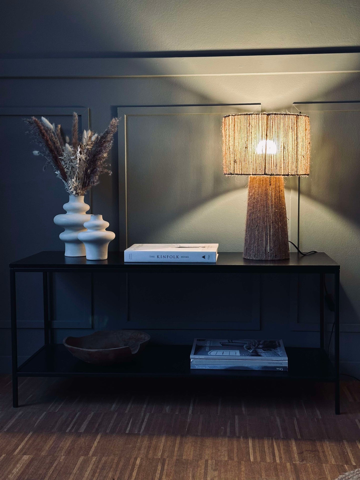 Bordlampe Jute