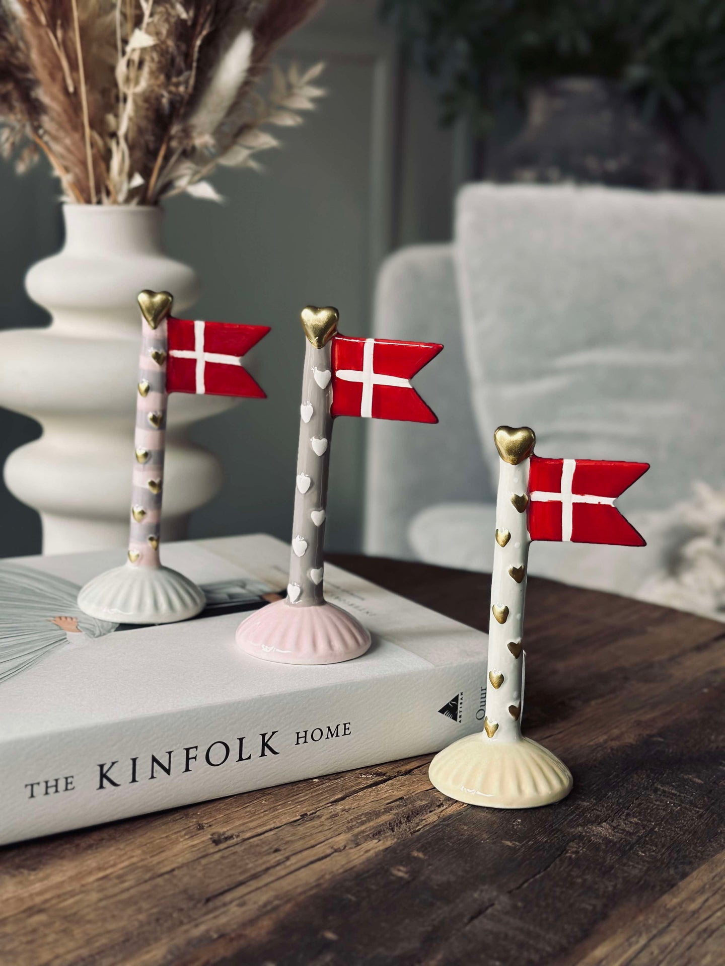 Flagg keramikk – Hjerte-miks
