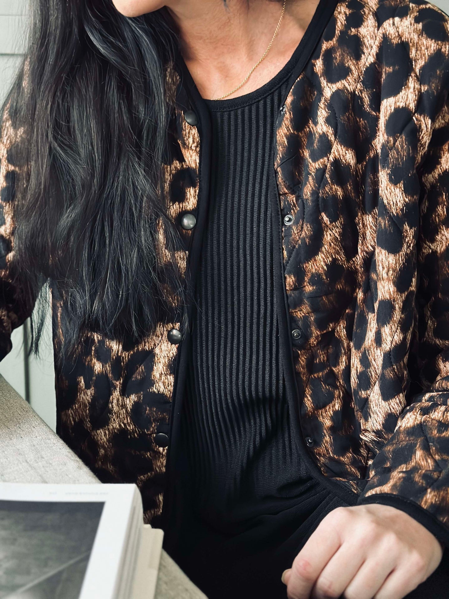 Jakke Quilt Leopard