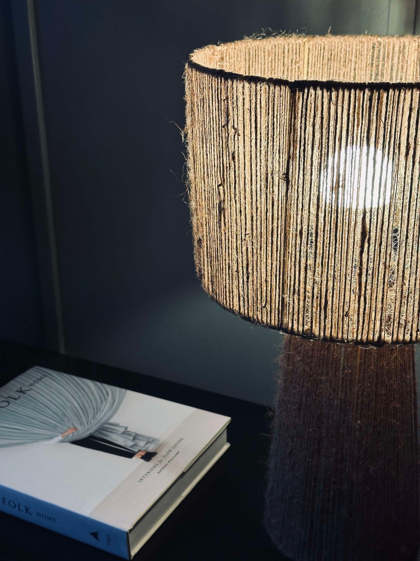 Bordlampe Jute