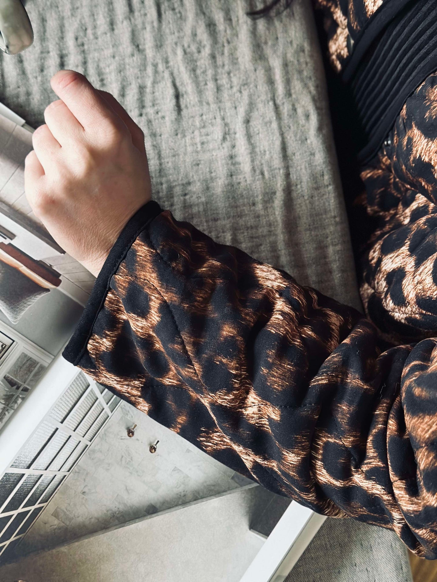 Jakke Quilt Leopard