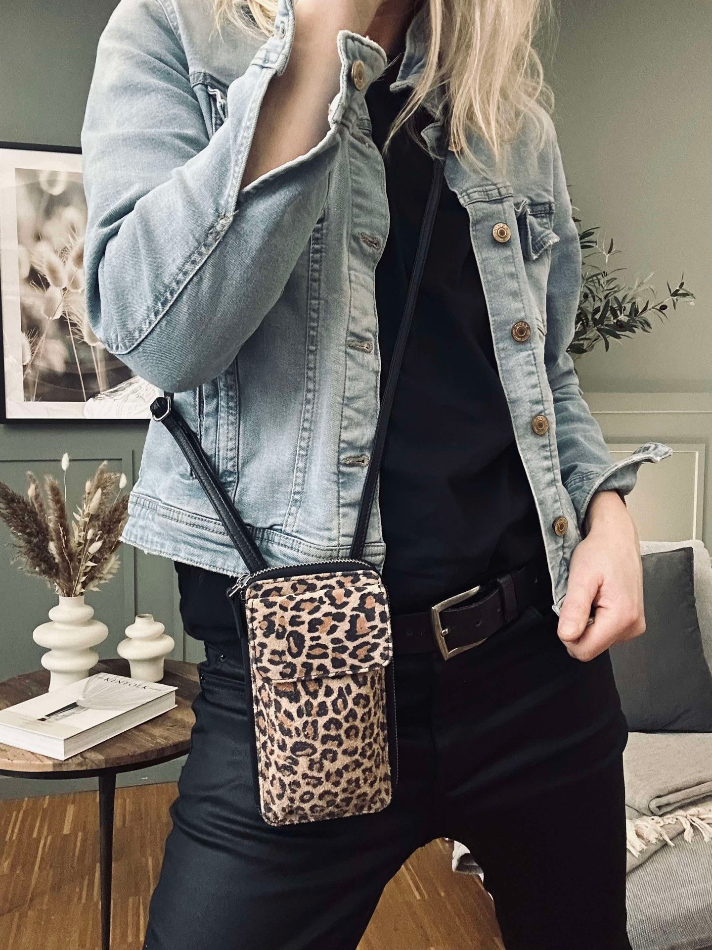 Mobilveske / Crossover Daily Leopard - Small
