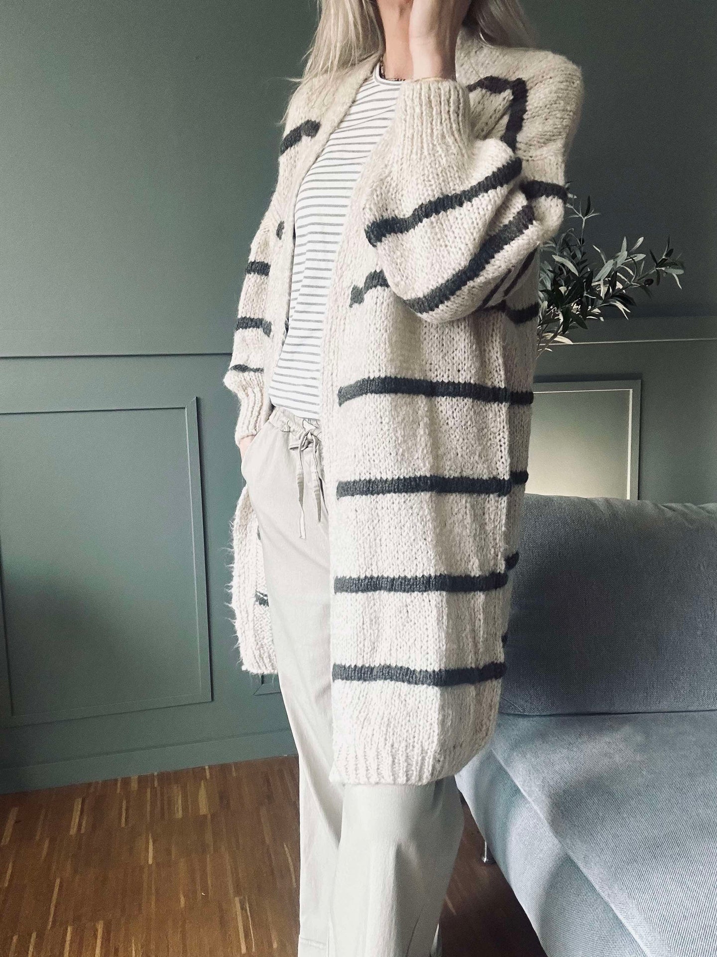 Cardigan Strib