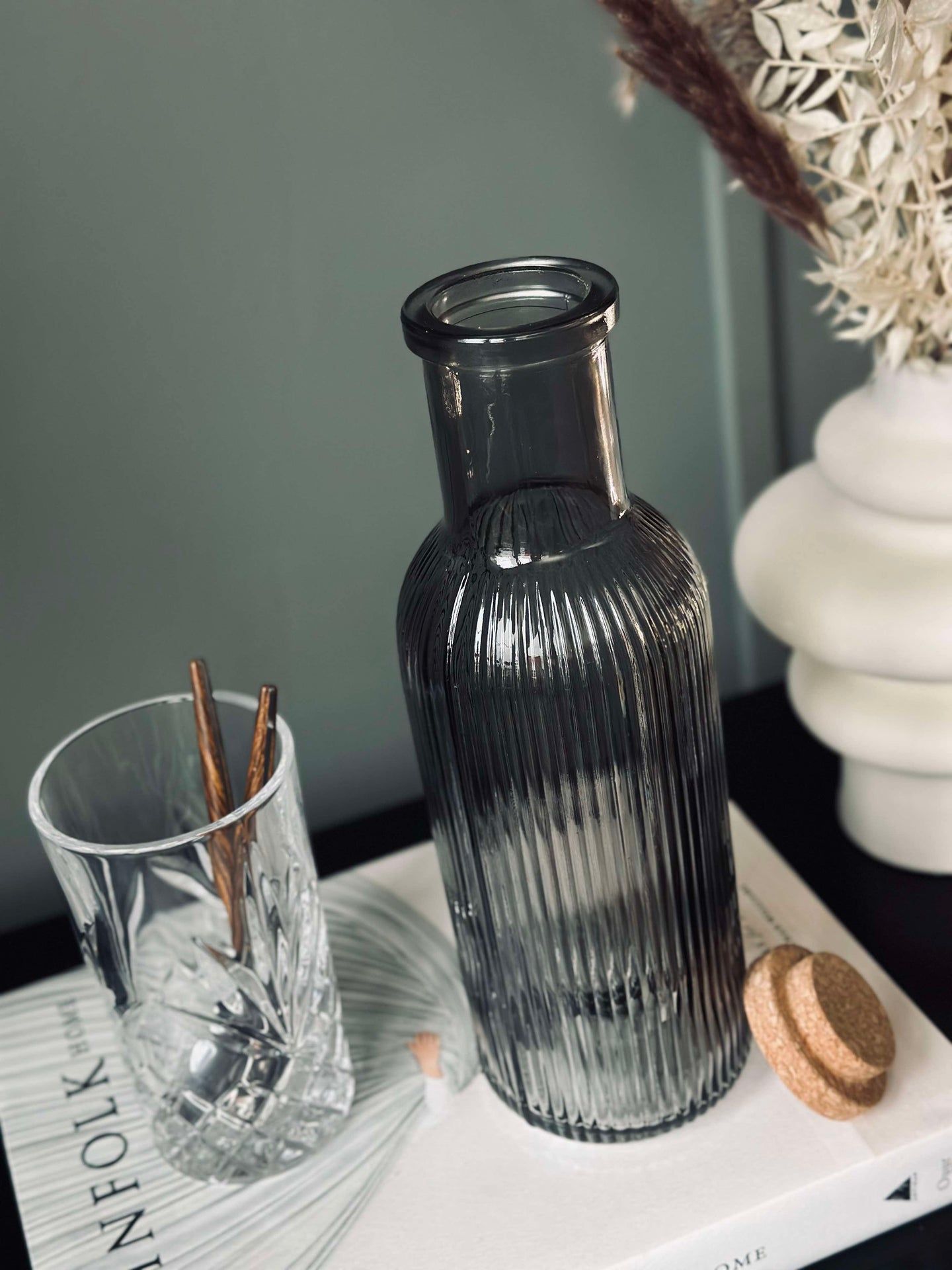 Vannflaske med korkpropp – Stone 1 ltr.