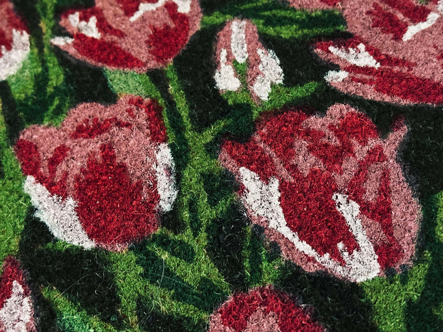 Dørmatte - Tulipan rosa