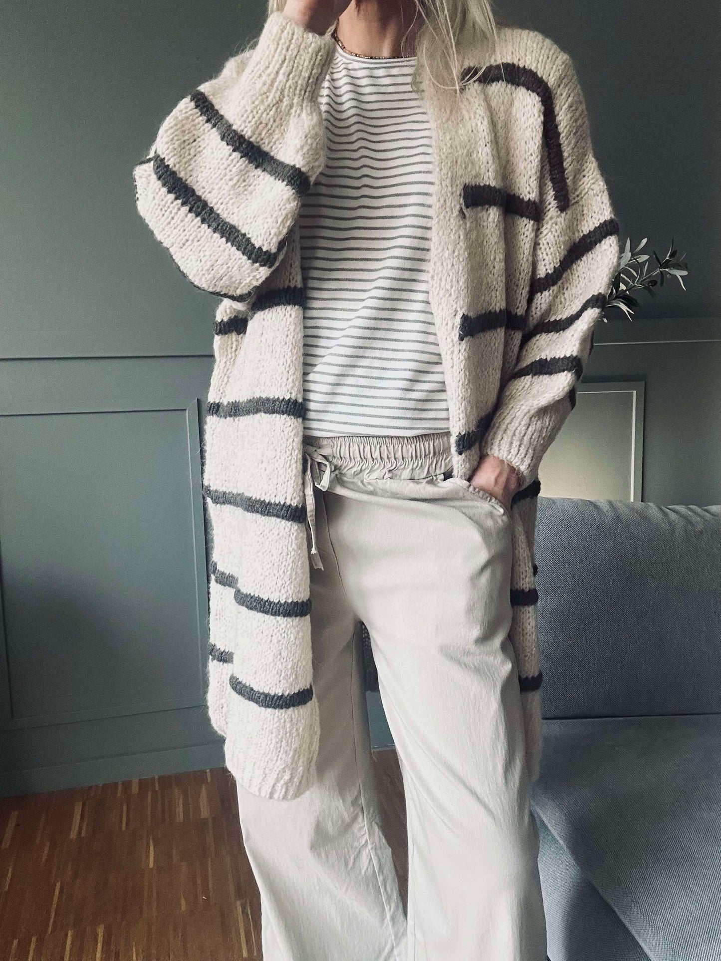 Stripete Jakke