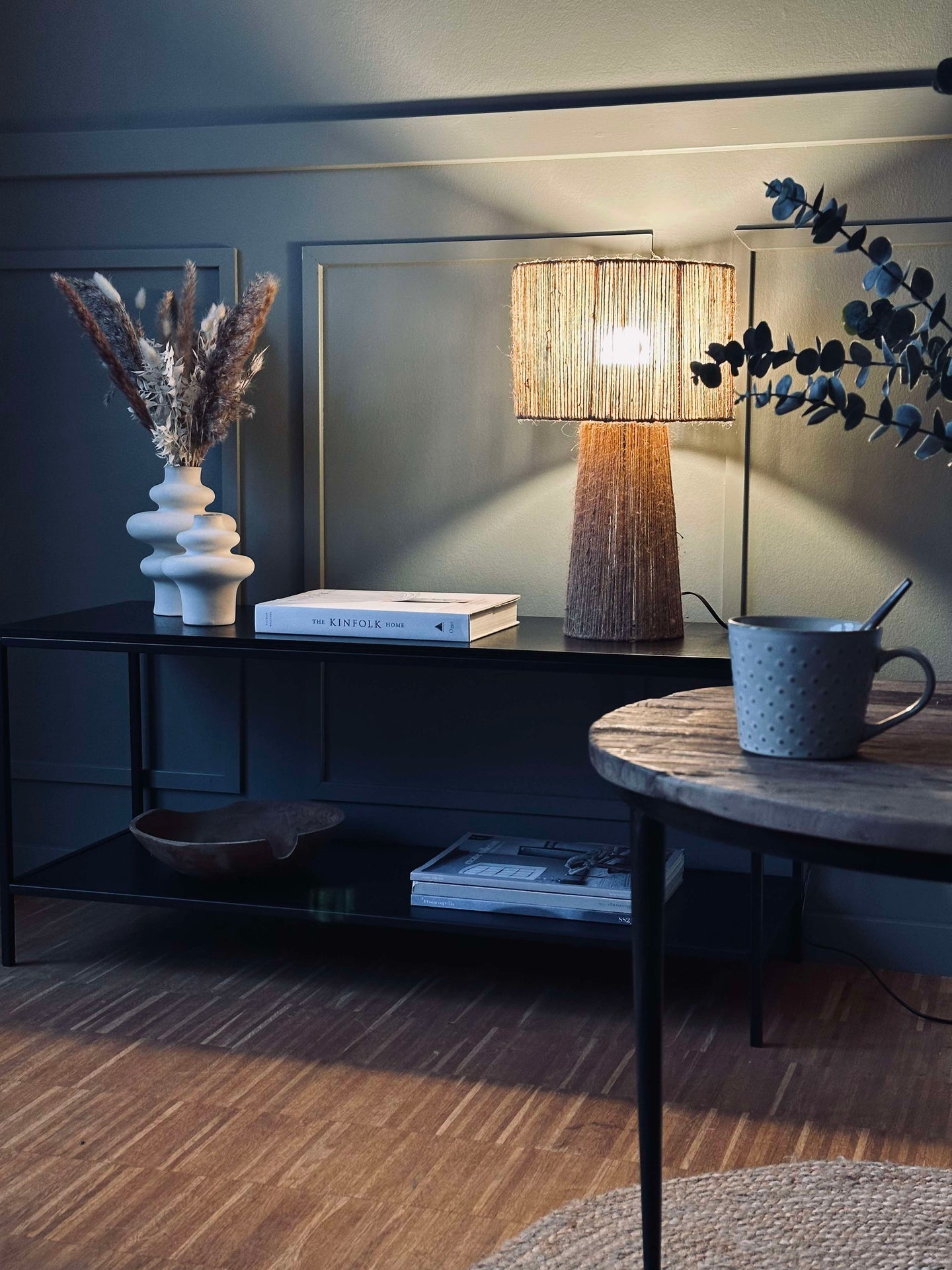 Bordlampe Jute