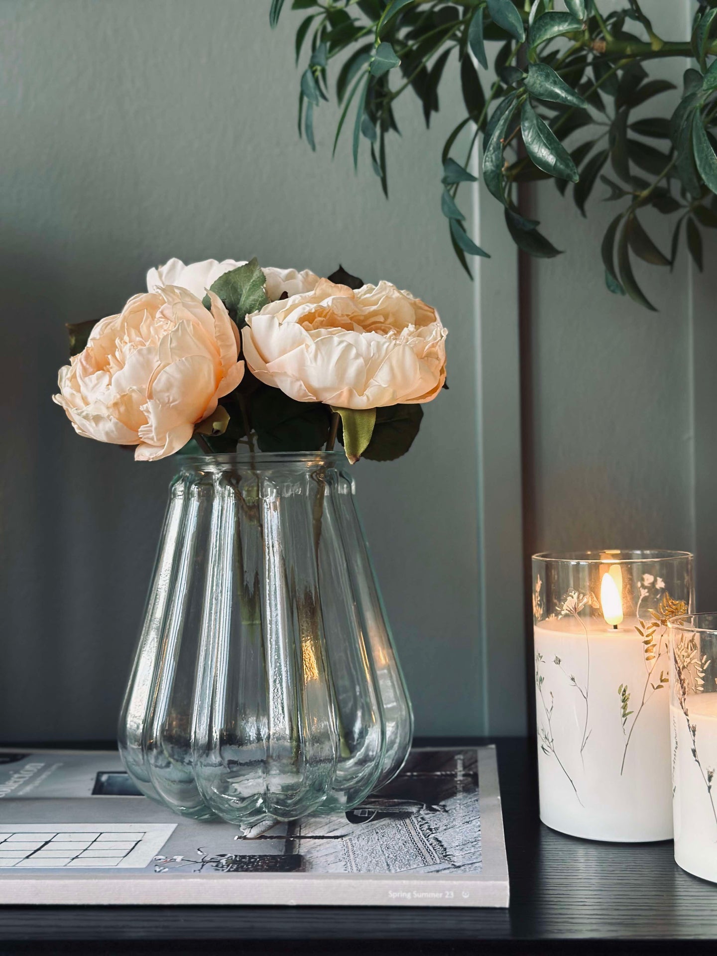 Vase Onion - Klar glass