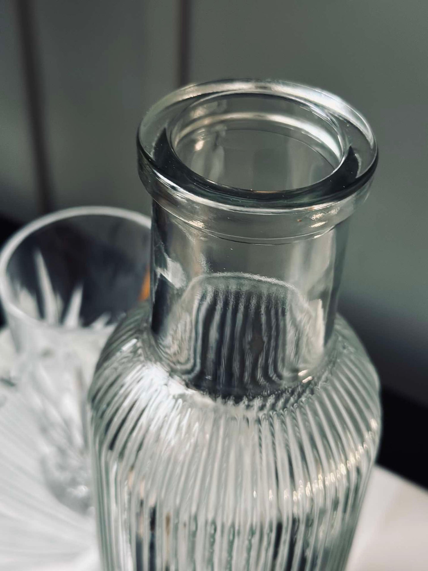 Vannflaske med korkpropp – Clear 1 l