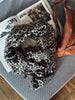 Skjerf Leopard med gulldetalje - Beige