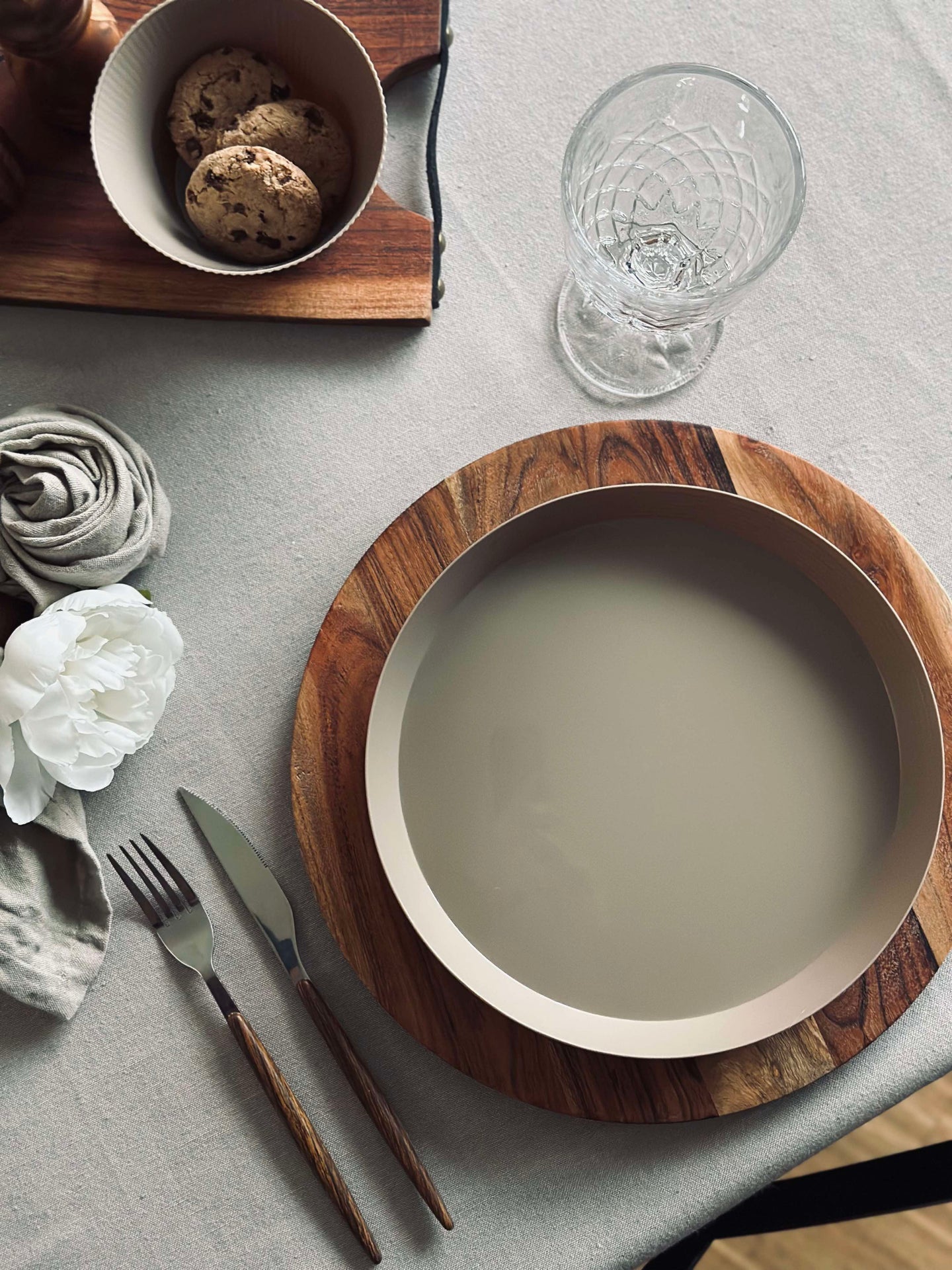 Tallerken Norma 24cm - Mocca 2 stk.