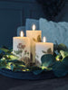 LED Hortensia – Sett med 3 stk og fjernkontroll