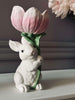Kanin med blomst