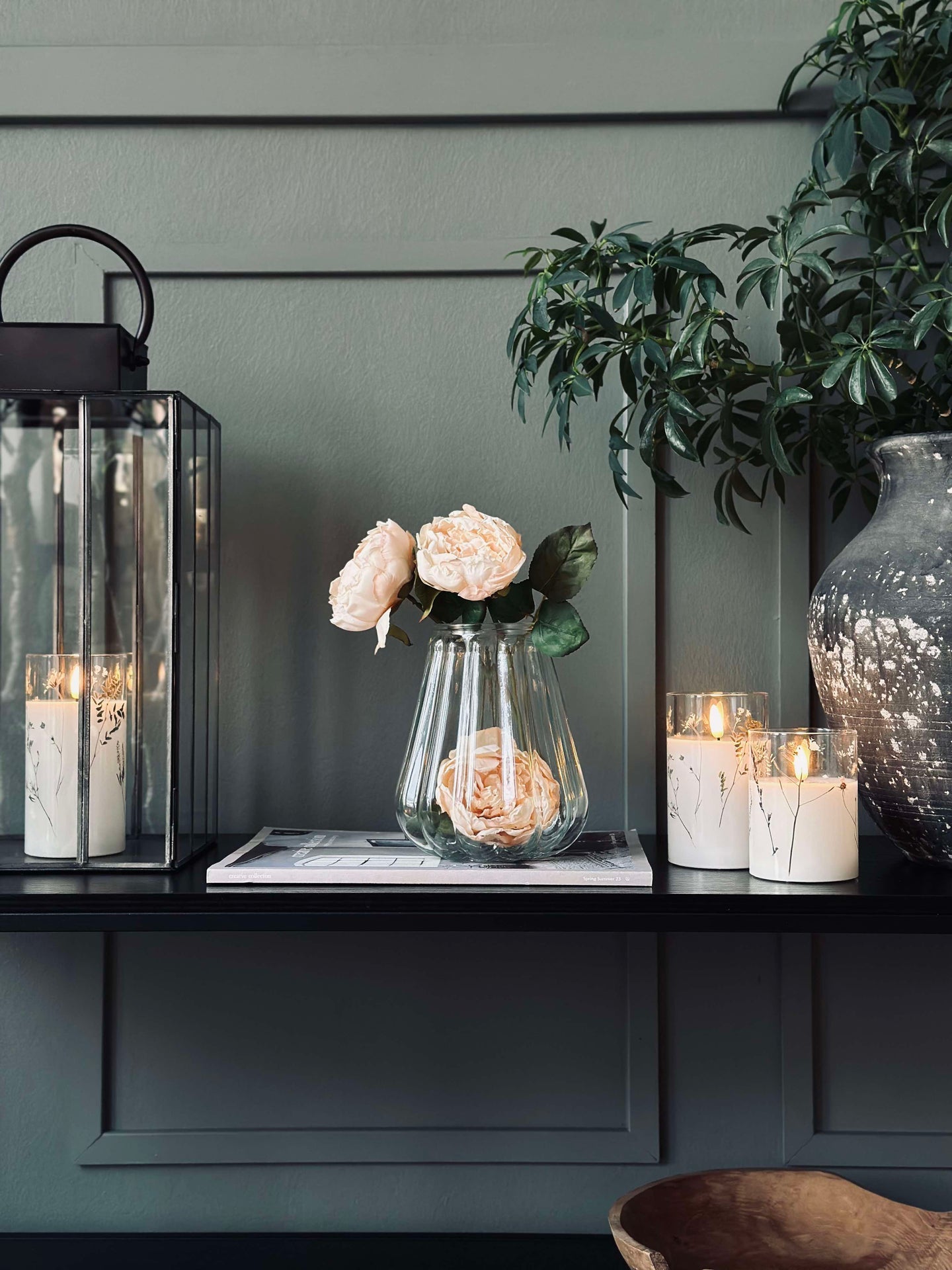 Vase Onion - Klar glass