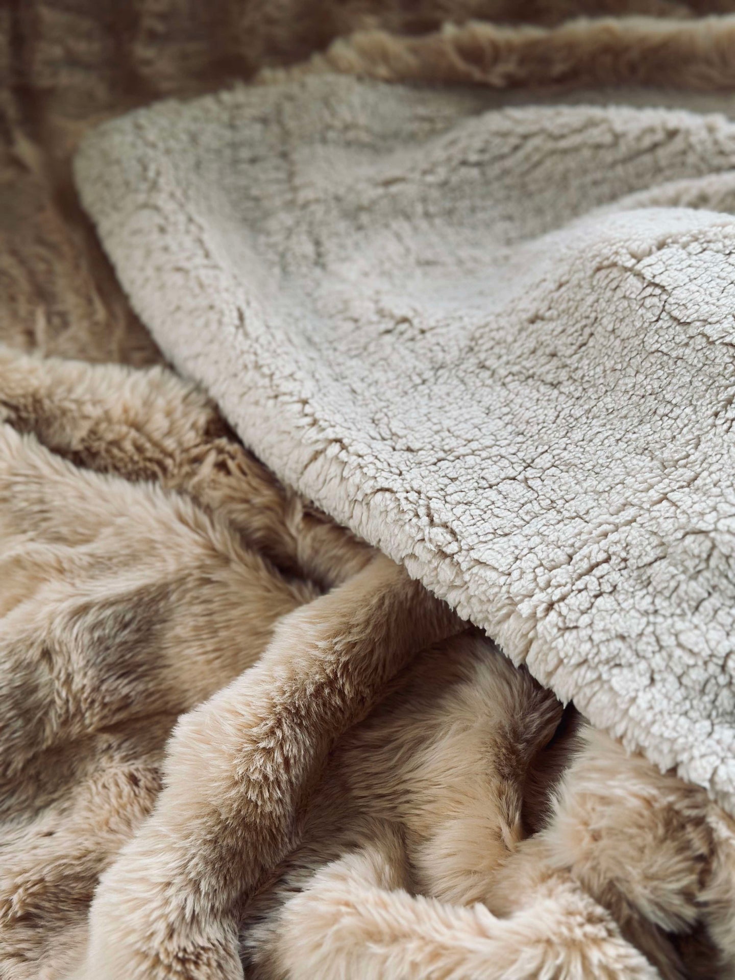 Sengeteppe BUBBLE - Beige