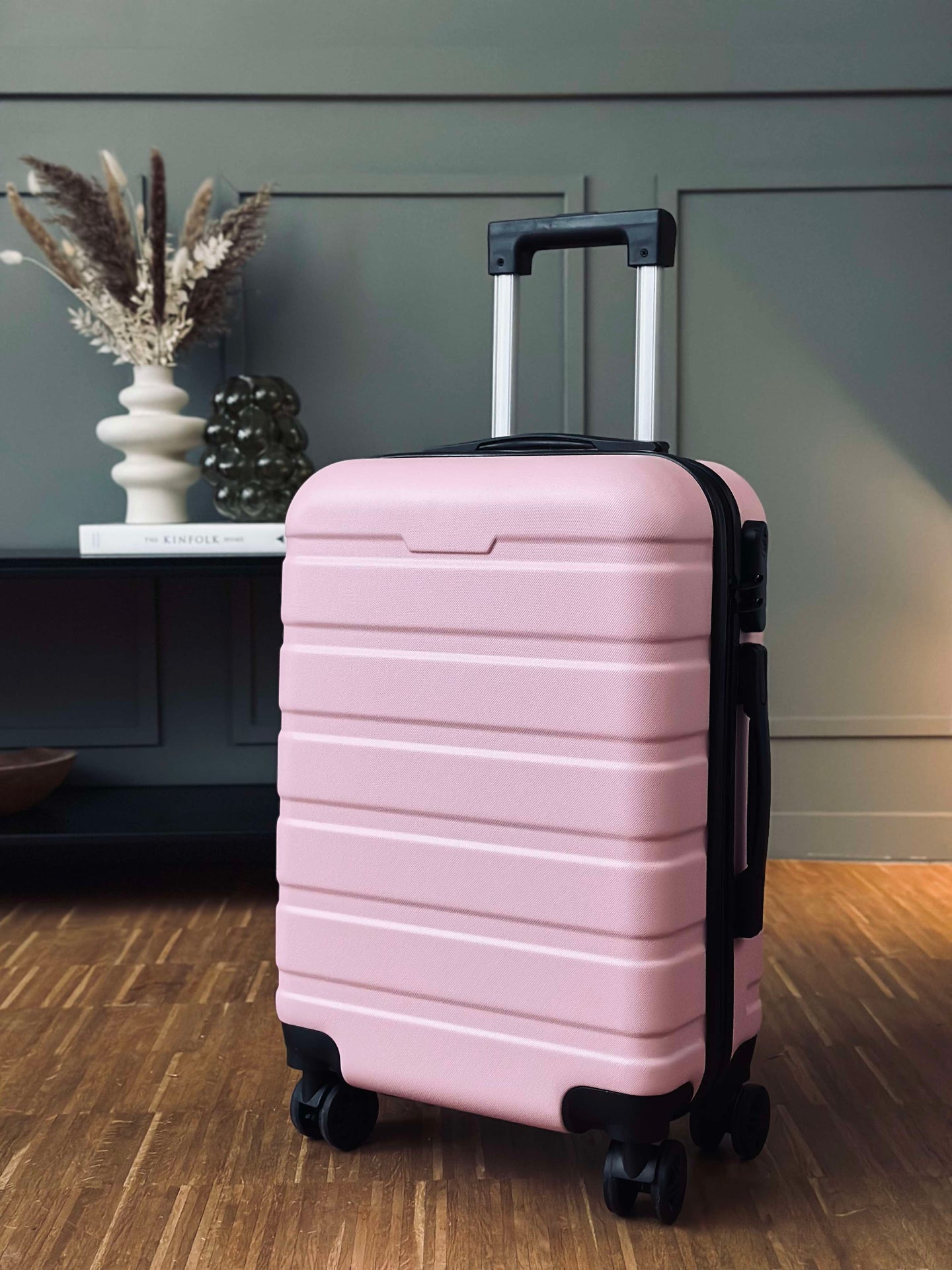 Koffert Trolley Rosa lettvekt - Kabin-godkjent
