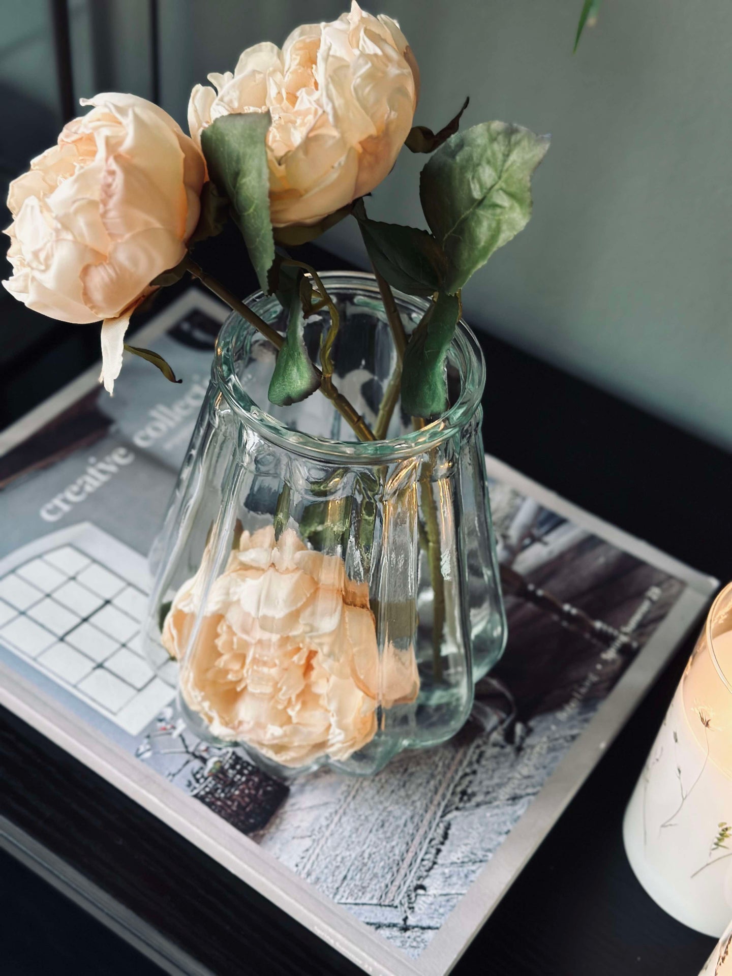 Vase Onion - Klar glass