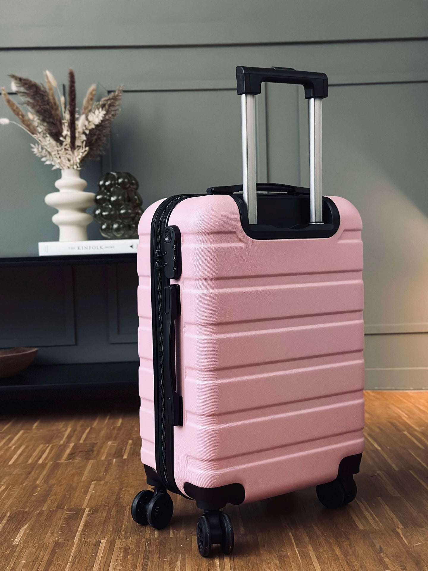 Koffert Trolley Rosa lettvekt - Kabin-godkjent