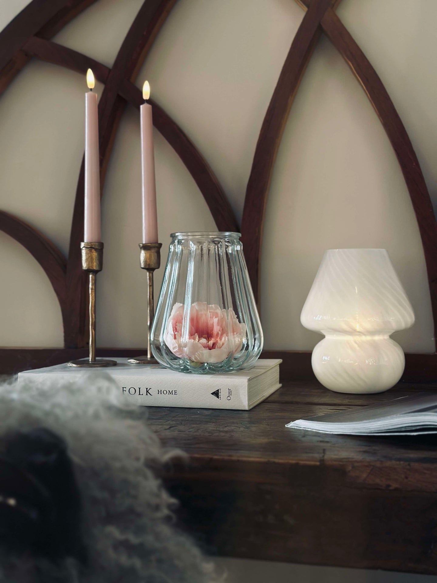 Vase Onion - Klar glass