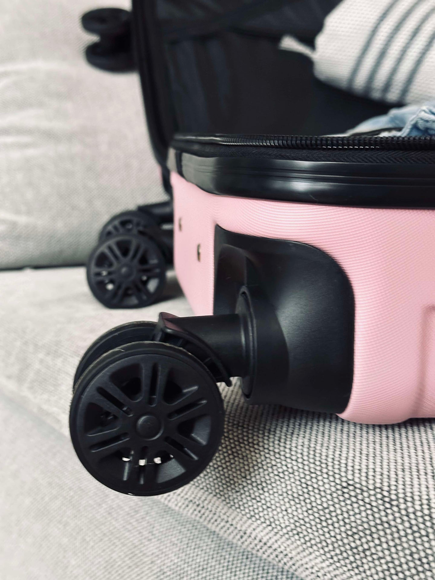 Koffert Trolley Rosa lettvekt - Kabin-godkjent