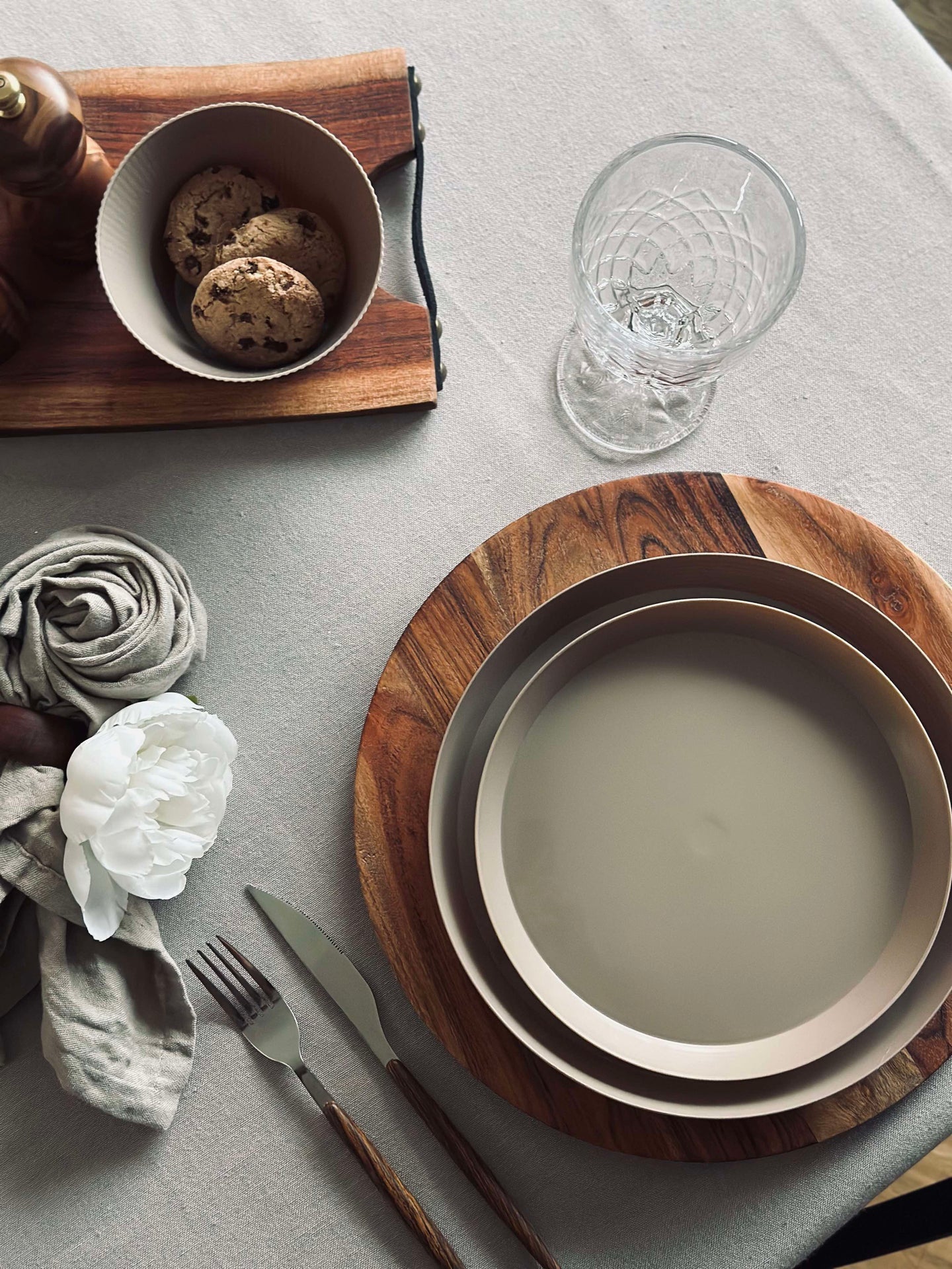 Tallerken Norma 24cm - Mocca 2 stk.