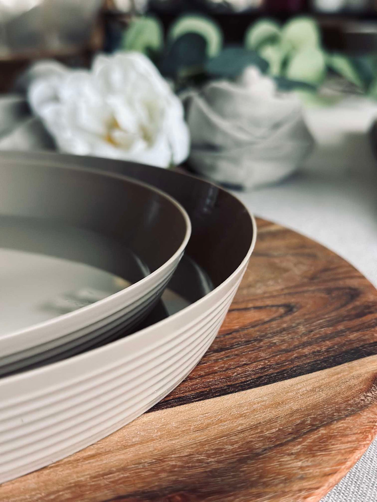 Norma tallerken 20cm - Mocca 2stk.