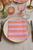 Servietter oransje stripe - 20 stk
